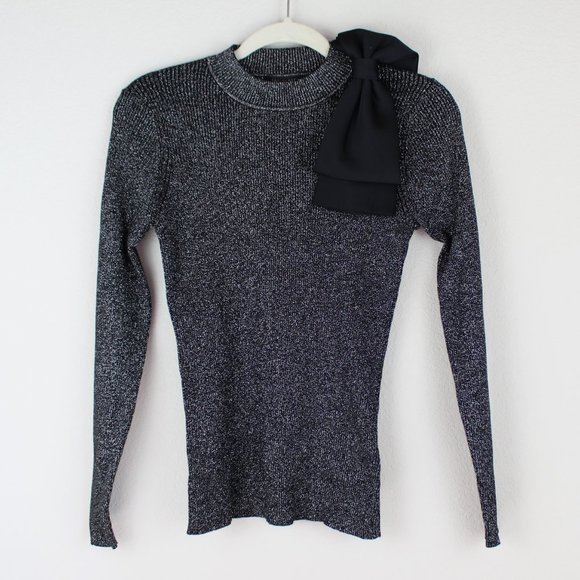 NWT TED BAKER Bow Stylish Sweater - Work to Evening - Picture 2 of 9